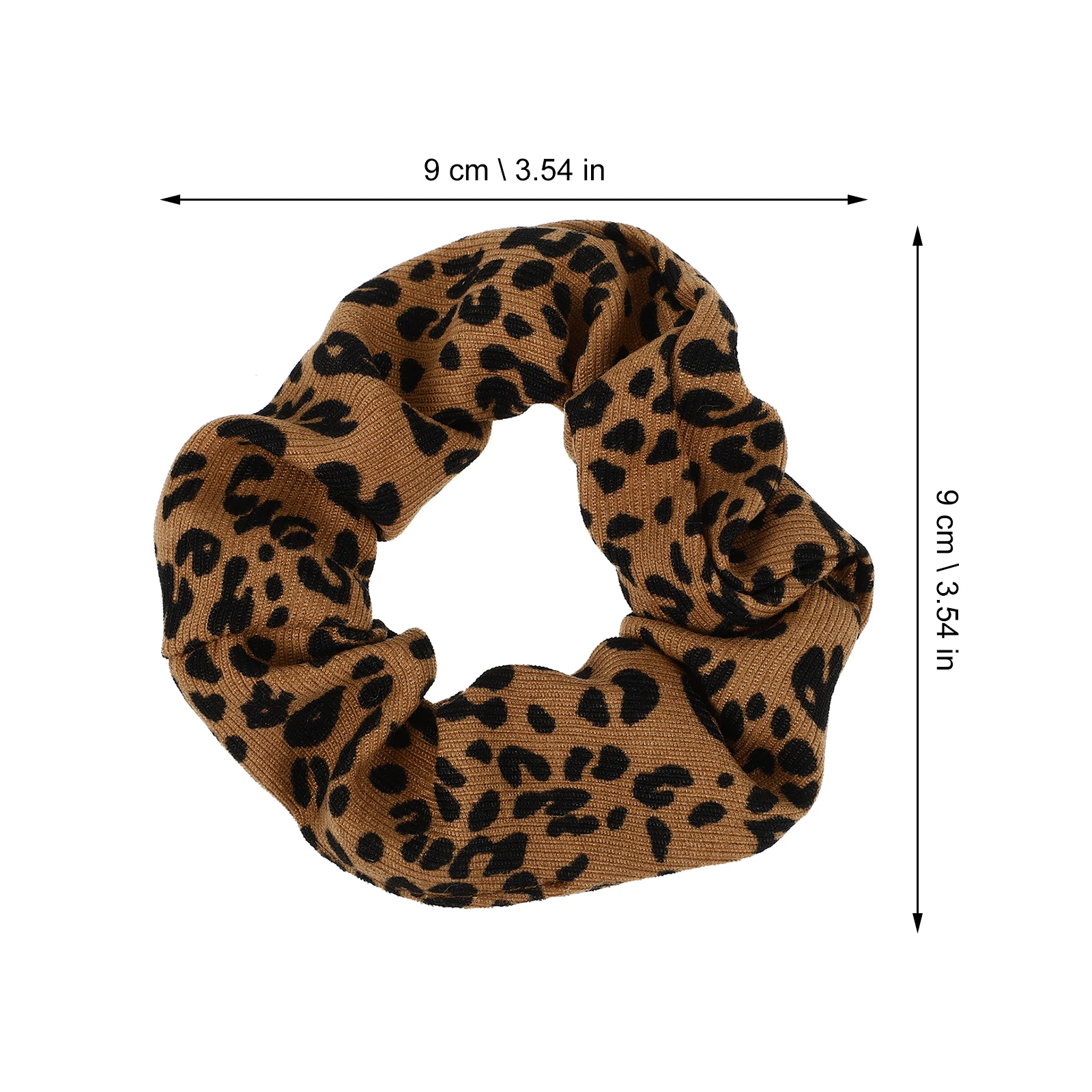 

6pcs Leopard Scrunchies Stylish Women Headdress Elastic Hair Ties Ponytail Holder Thick Thin Hair Daily Party Decor Durable Gift