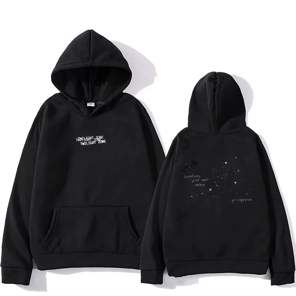 2025 Ariana Grande Twilight Zone constelación Sudadera con capucha hombres mujeres Hip Hop ropa Casual Unisex moda sudaderas de gran tamaño Y2K