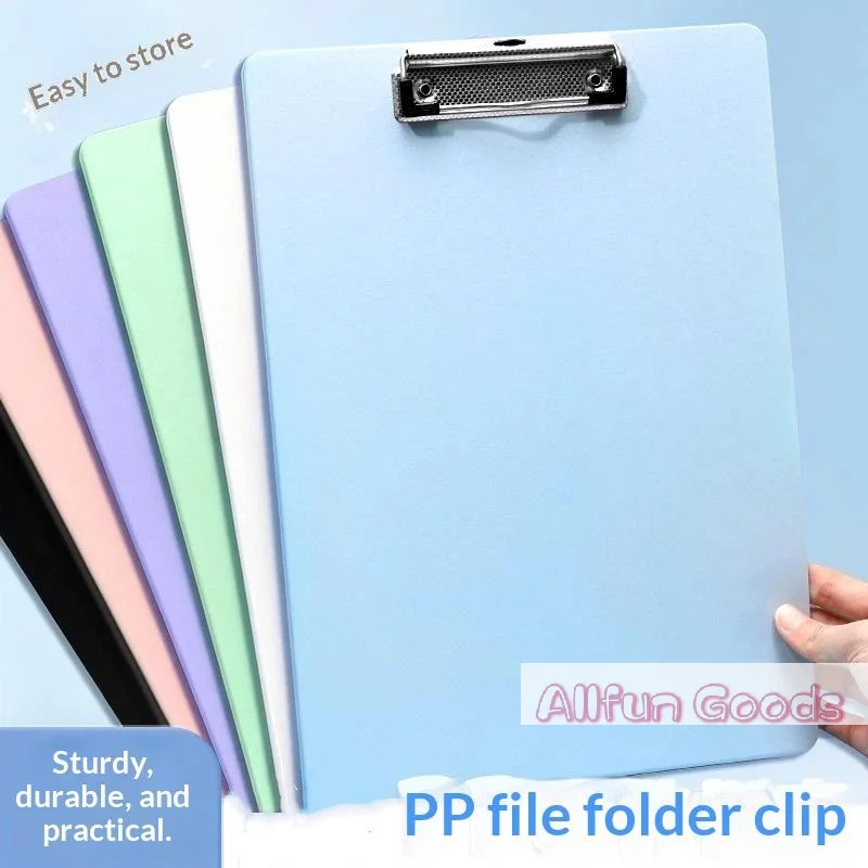 Simple A5 Bill Clipboard Memo Pad Clip Board Loose-leaf Notebook File Writing Pad Clamps Paper Holder Office School Supplies