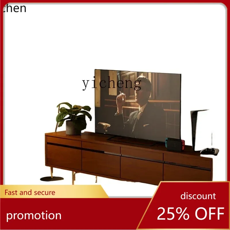 

ZMLTV cabinet Solid wood wall cabinet Coffee table Medieval furniture Storage log TV cabinet