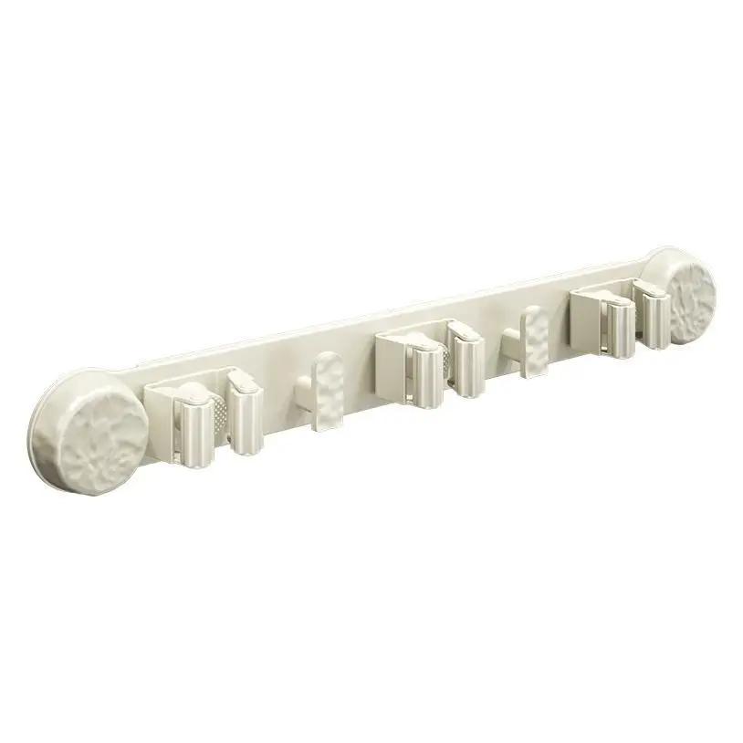 

Многофункциональная стойка для швабры на присоске, зажим для швабры без перфорации, зажим для швабры для ванной комнаты, кухни, зажим для метлы, стеллаж для хранения швабры в ванной комнате