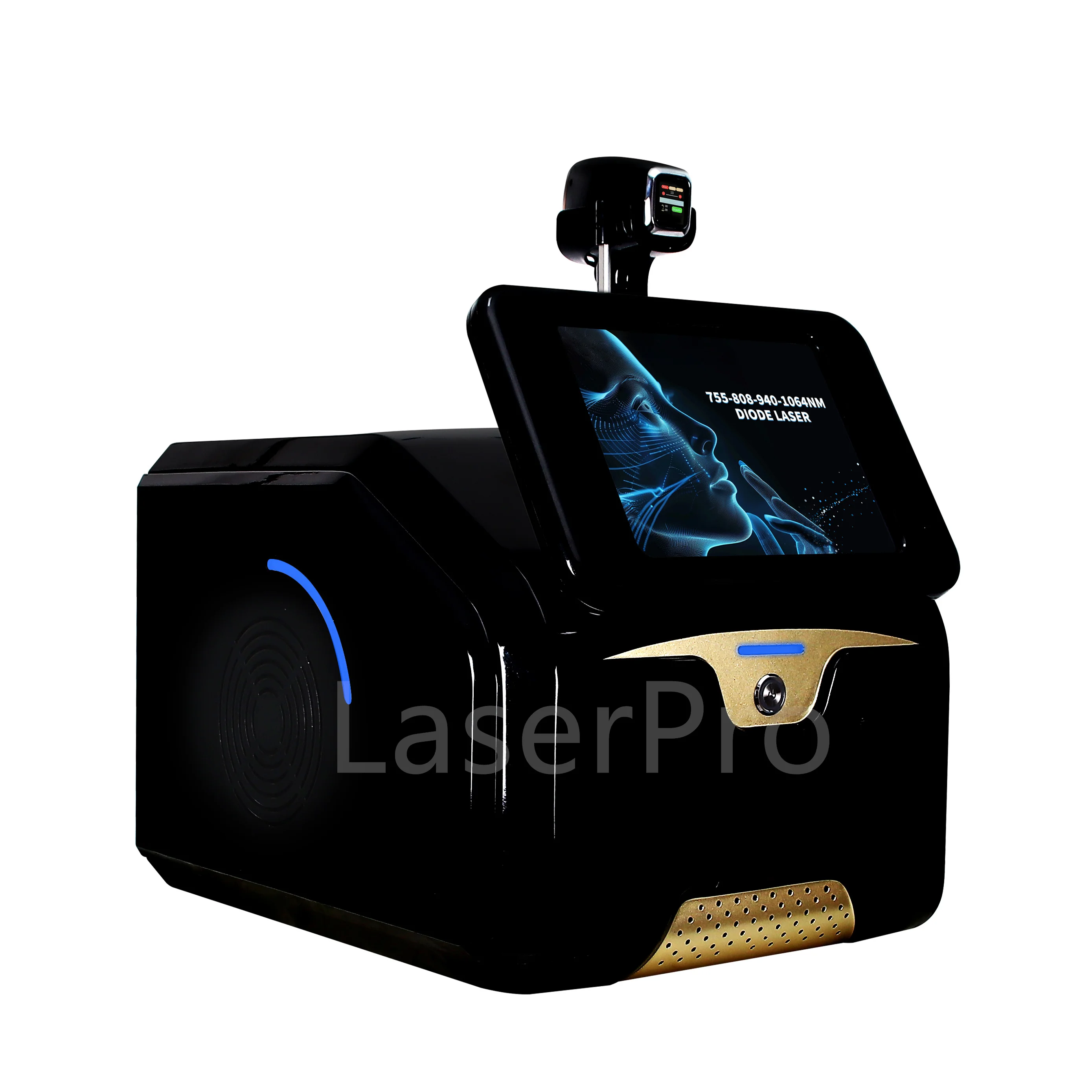 プロ仕様ポータブル808nmダイオードレーザー脱毛器アイスプラチナチタン3波長ダイオードレーザー脱毛機