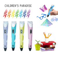 3D Pen 3D DIY Drawing Pen With LCD Screen Compatible PLA Filament Toys Safe 3D Pen for Children Kids Christmas Birthday Gift