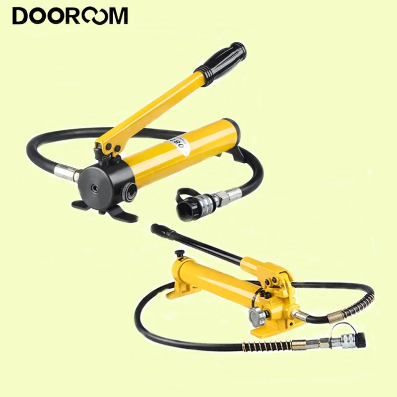 DOOROOM High Pressure Hydraulic Hand Manual Pump CP180 700 Manual Ram UltraHigh Pressure Pump Manual Hydraulics Large Oil Volume