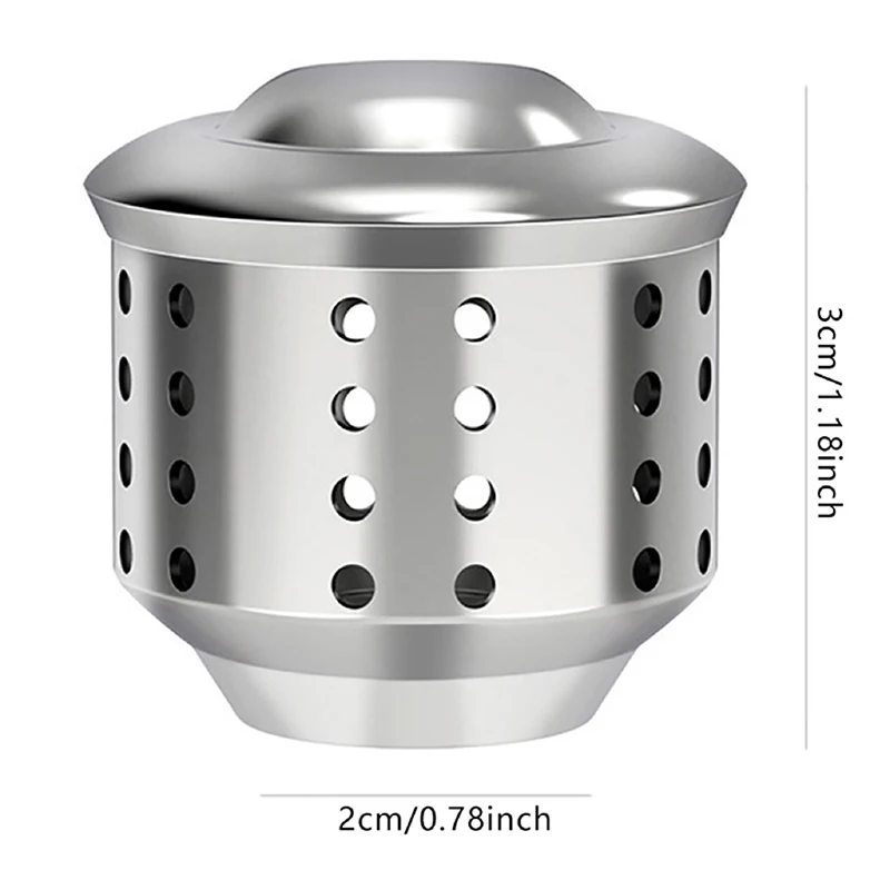 1Pc Stainless Steel Universal Moka Pot Stovetop Espresso Aluminum Coffee Maker Accessories Anti-Splash Valve Cover