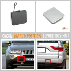 TOW COVER for 07-10 BMW X3 Series E83 LCI xDrive sDrive 2.5i 3.0i 3.0si 2.5 3.0 FRONT & REAR