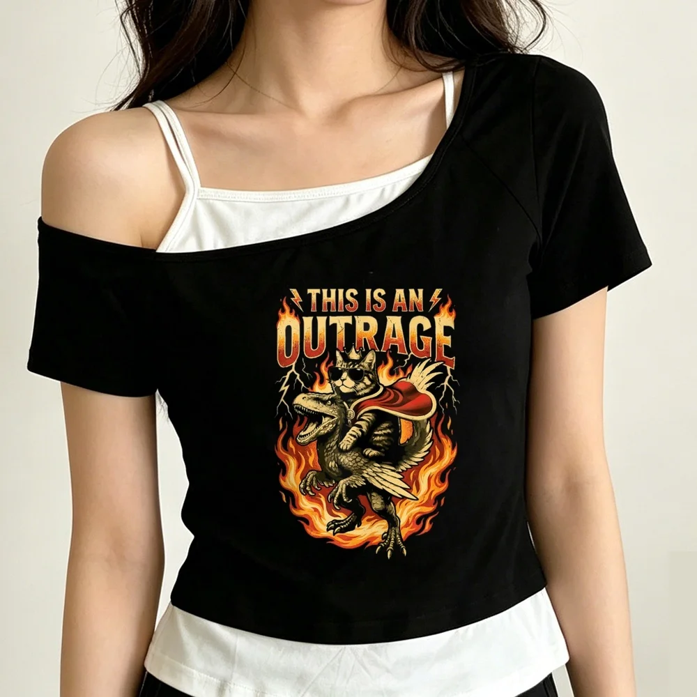 Dungeon Crawler Carl crop top women korean fashion streetwear grunge graphic tshirt dollette kawaii emo korean fashion gyaru