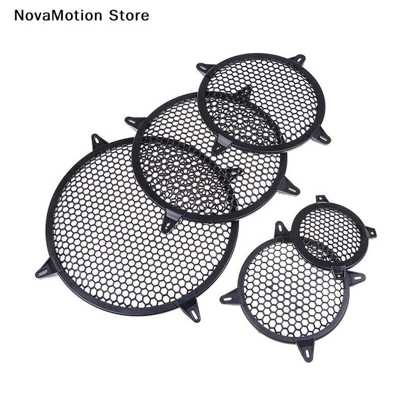 [NM]1Pcs 4/6/8/10/12'' Car Audio Speaker Mesh Cover Protector Video Accessorries[NM]
