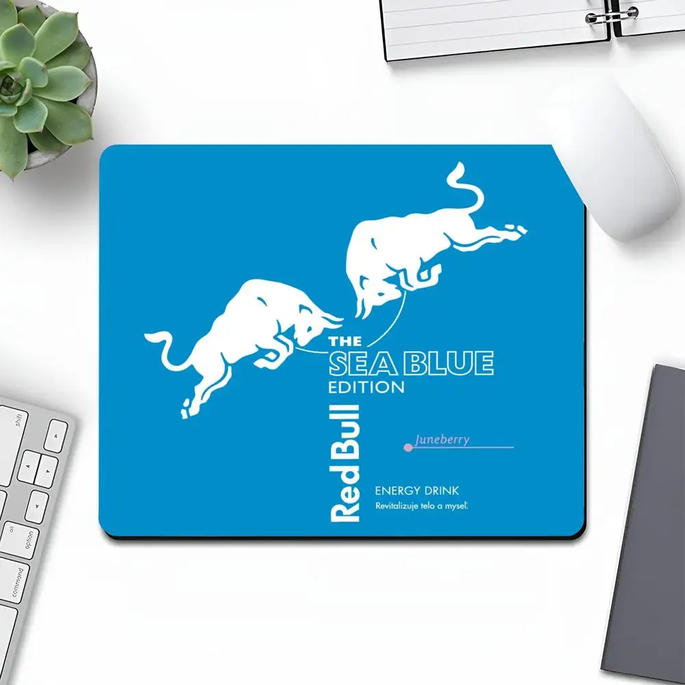 Moda vermelho b-bull mouse pad arte gaming gamer pequeno borda de travamento de borracha atacado grande computador mousepad portátil mesa