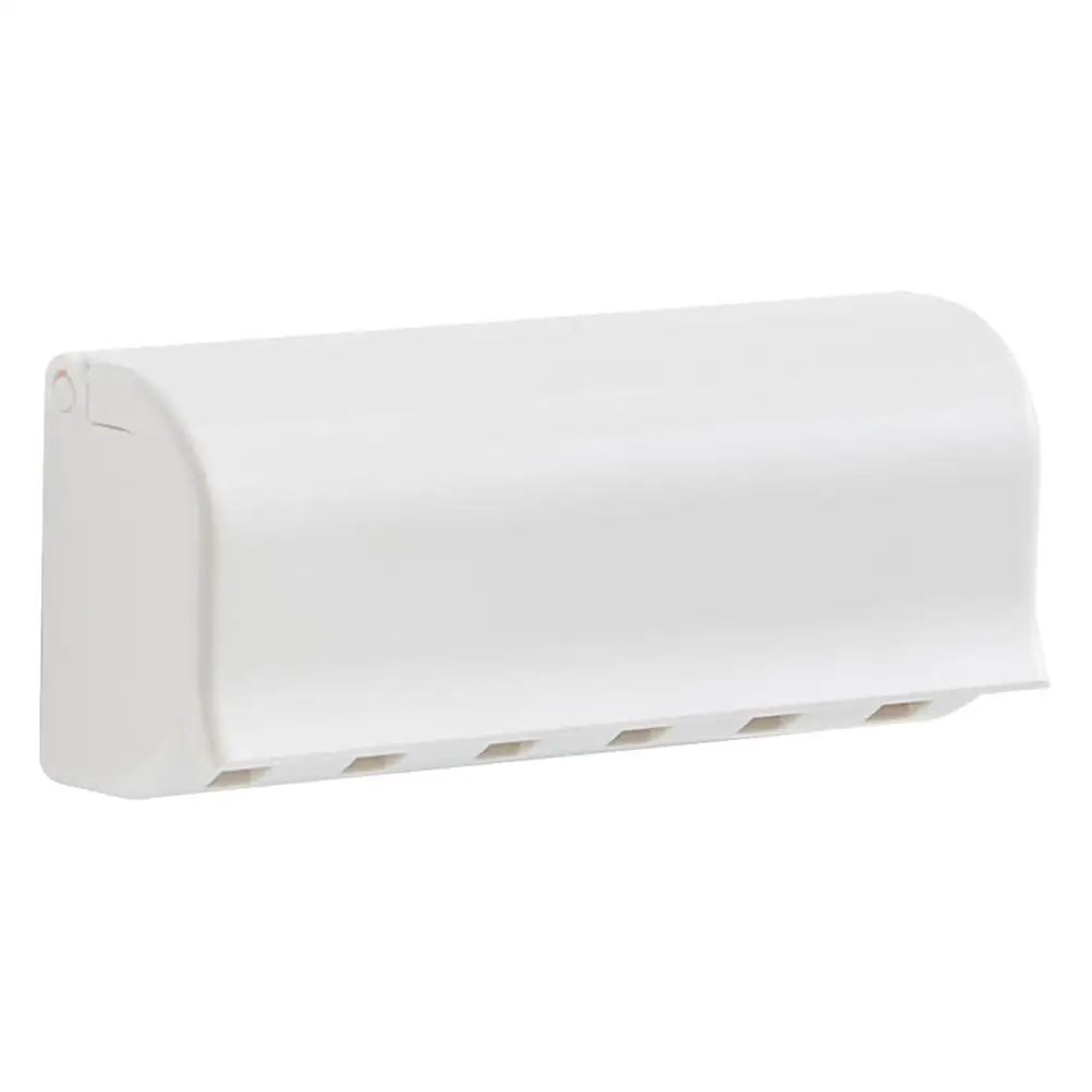 

Single Toothbrush Rack Kids Wall Organizer Holder Storage Cover ABS Waterproof Strong Capacity Drainage Charging Stand