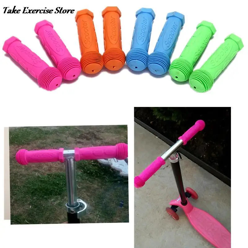 

Anti-skid MTB Bicycle Grips Rubber Tricycle Skateboard Scooter Grips Handle Bike Handlebar Grips Cover For Child Kids 1 Pair