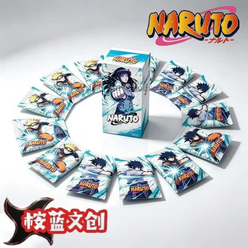 NEW Anlan Naruto Trading Cards Minato Itachi Sakura Shisui Anime Merch Gift HD Printed Epic Battle Scene Card Metal Diamond Card