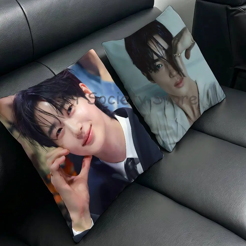 B-Byeon W-Woo S-Seok Anime Celebrity Merchandise All-Match Printed Pillow Case Sofa Car Office Room Decoration Protector