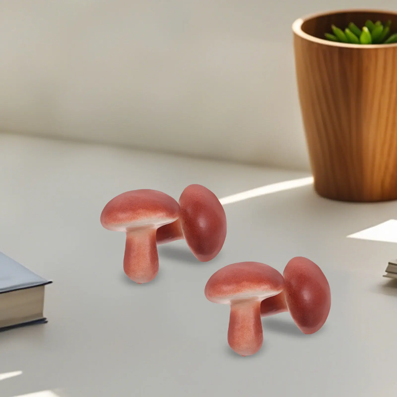 50Pcs Mini Foam Mushroom Simulation Decor Lifelike Forest Micro Landscape Perfect for DIY Plant Pots Home Photography Fake Food