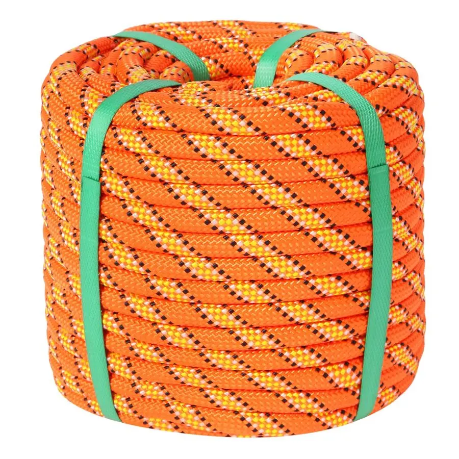 

Трос для такелажных работ 1,2 x 100 футов, 48-прядное плетение, 9000 фунтов MBS, для удаления деревьев, опускания ветвей, статический трос для подъема и перемещения грузов