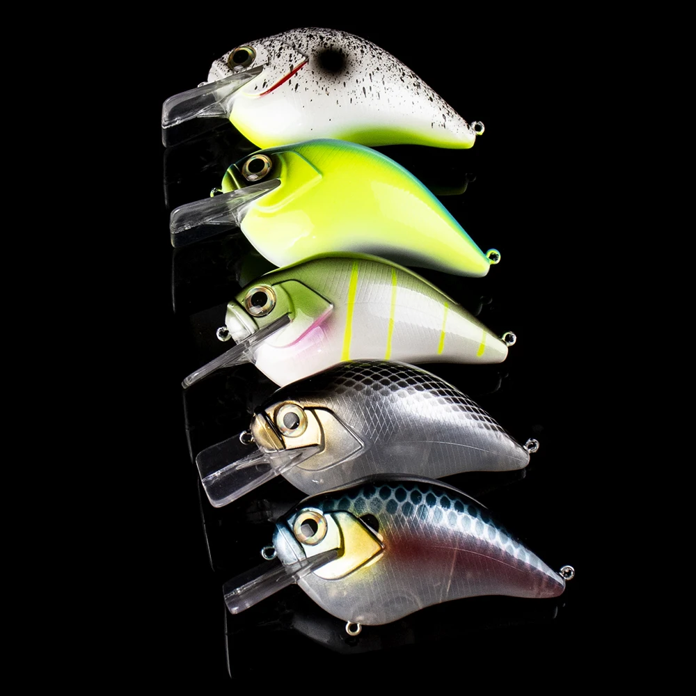 Chan\'s Huang 1PCS Square Bill Crankbait Wobblers 9.5CM 29.5G Floating Shallow Artificial Crank Hard BassTackle Bait Big Game