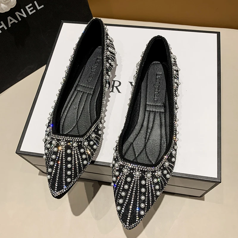 

Туфли женские дышащие без шнуровки, плоская подошва, Повседневные Классические, балетки из пены с эффектом памяти, удобные