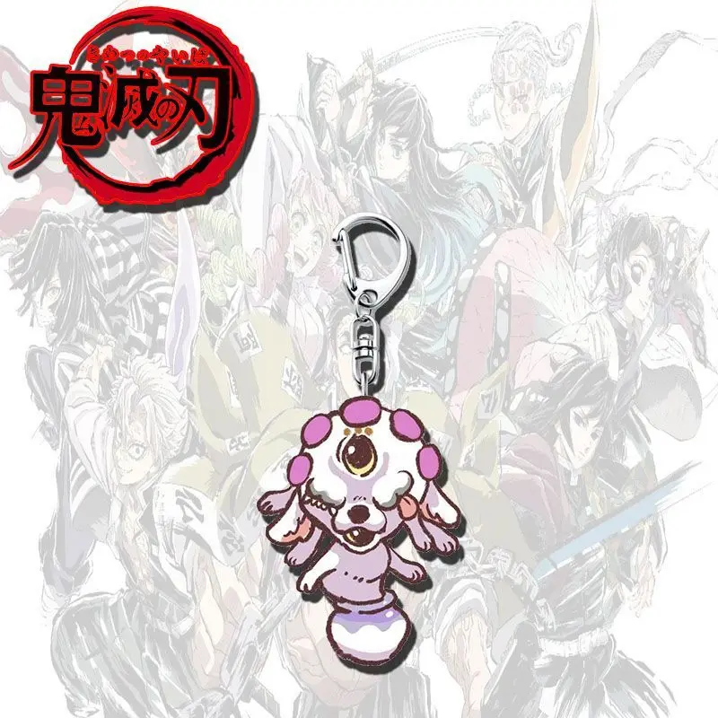 Portachiavi in acrilico cartone animato anime Hantengu Gyokko Douma Zaino Borsa Ciondolo Accessori decorativi Portachiavi in acrilico regalo