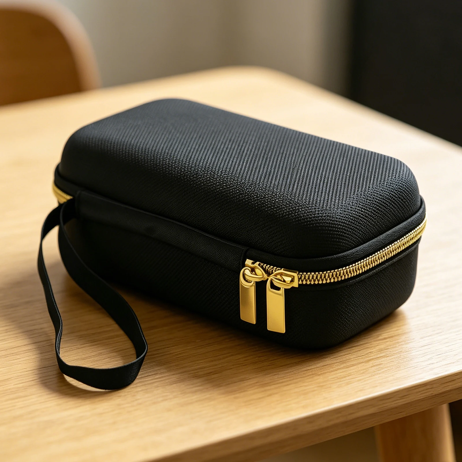 For Zoom H4essential EVA Hard Case with Zipper&Lanyard Outdoor Storage Bag Wear Resist for Studio Recording Carring