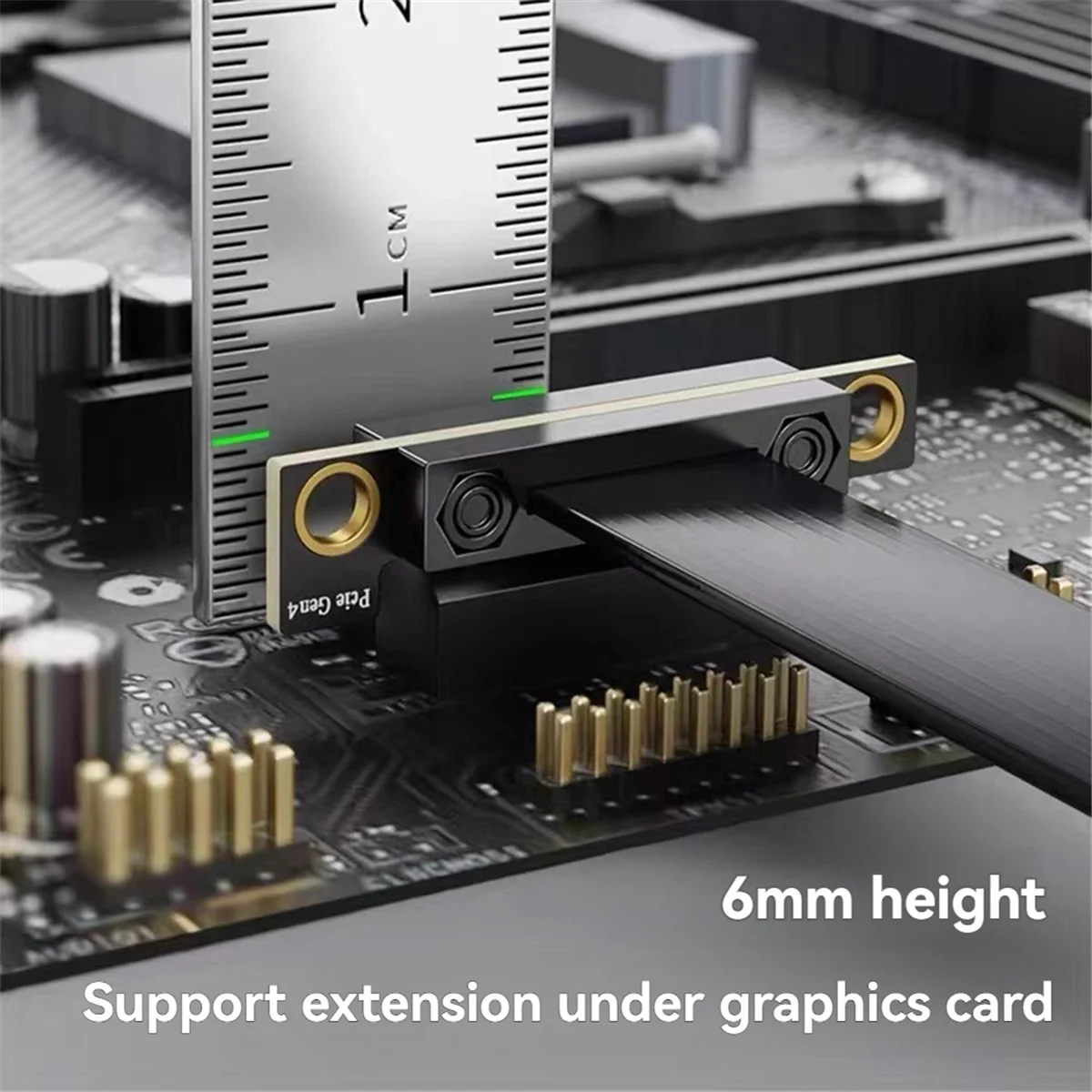 N18R PCIE4.0X1 Удлинительная беспроводная сетевая карта Мини-слот DMA плата Загрузочная карта Адаптер Кабель Звуковая карта Карта сбора данных 10 см