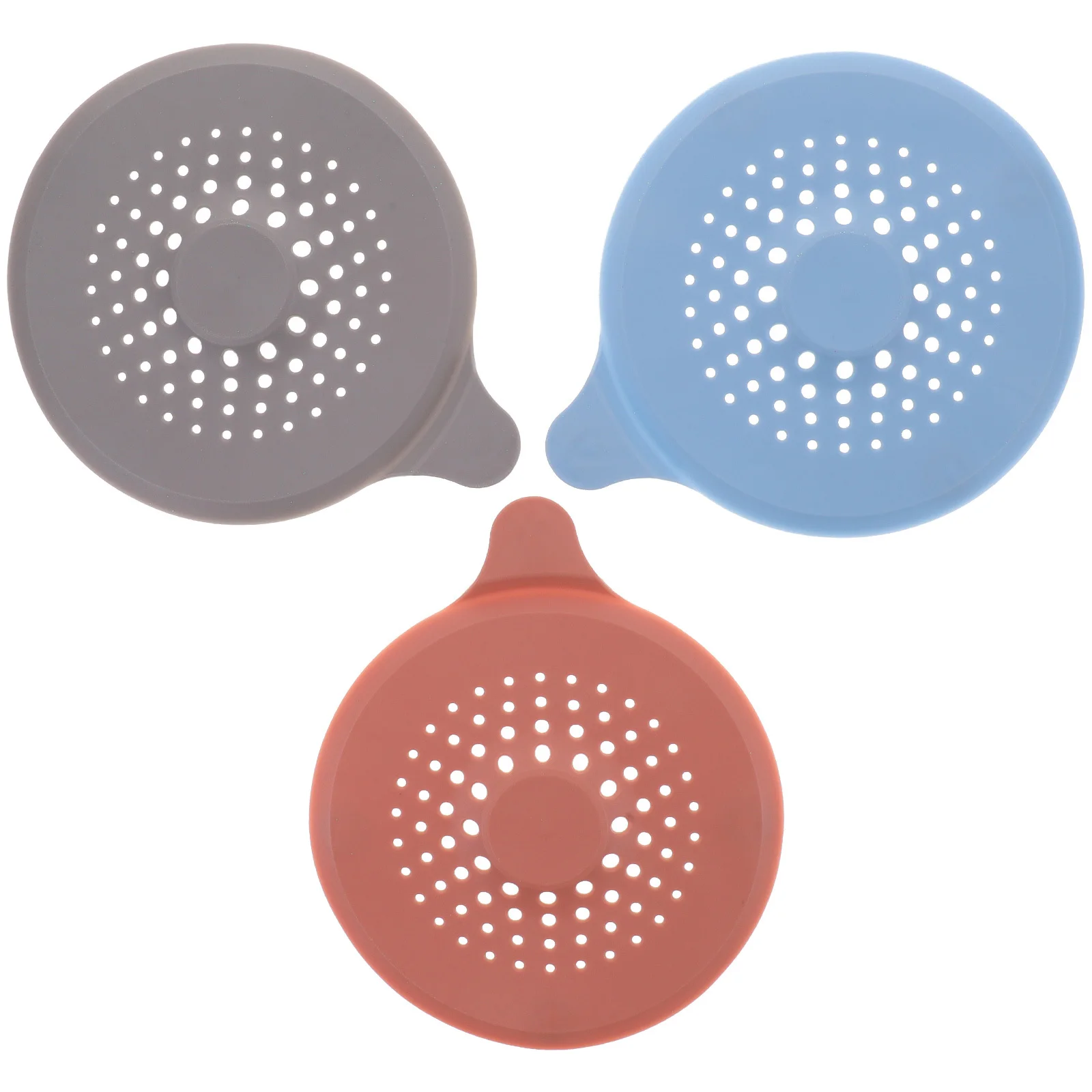 

3 шт., сливная крышка, антиблокирующий фильтр, ловушка для волос для кухонной раковины, ванной комнаты, душа, ванны, сливная пробка для пола