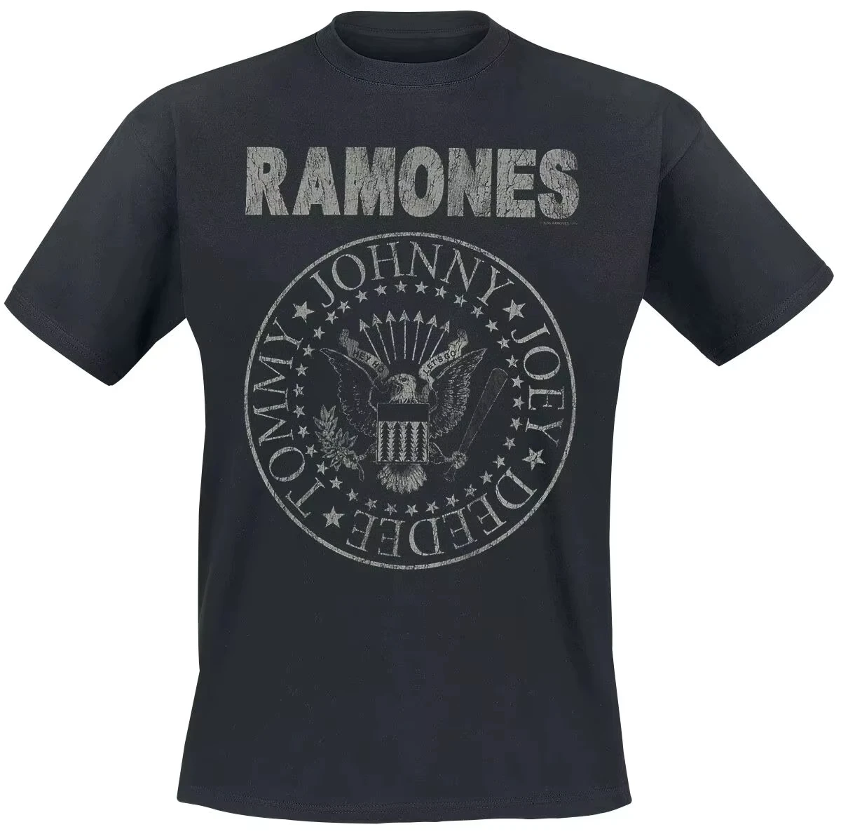 Camiseta 2026 Ramones Rock N Roll High School, Algodón Negro, Estampado Vintage NYC Bowery, Camiseta Punk Band Ins Y2k