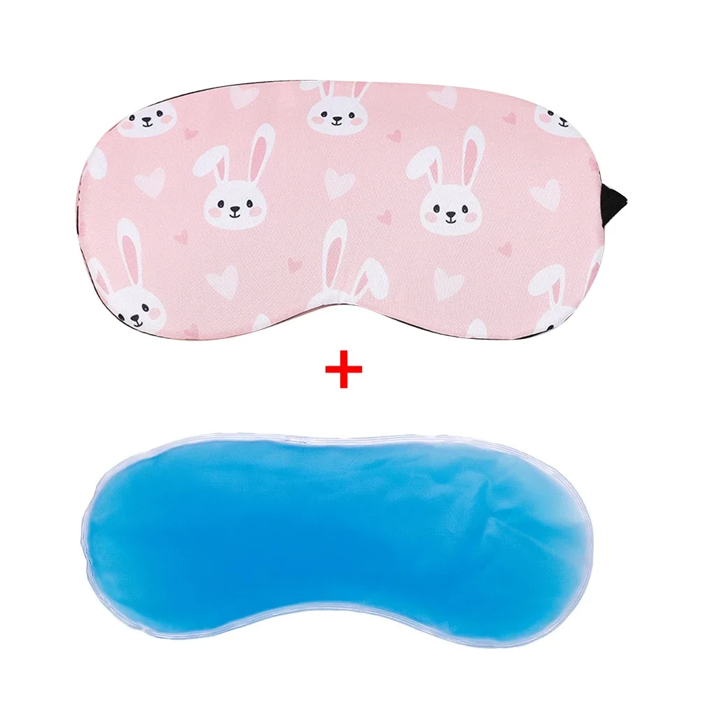 1Pc Sleeping Rest Ice Eye Shade Cooler Bag Sleeping Mask Cover Ice Pack Cold Relaxing Eyes Care Gel Health Care Tool