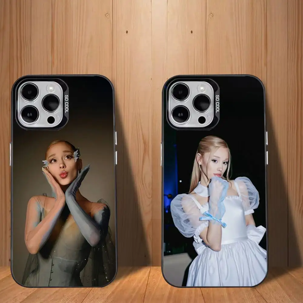 E-Eternal S-Sunshine Arianas Phone Case For iPhone 17,16,15,14,13,12,11,Mini,Pro,SE,MAX White Matte Shockproof Cover