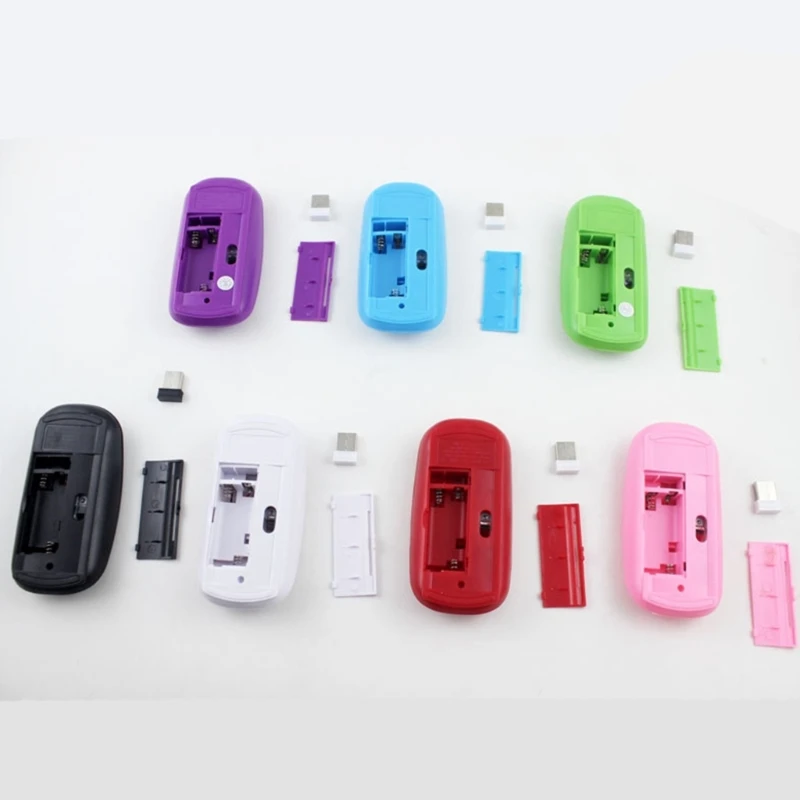 Wireless Mouse 2.4G Cordless Mouse with USB Receiver Portable Computer Mouse Battery Powered for Pc Tablet Laptop Mouse Dropship