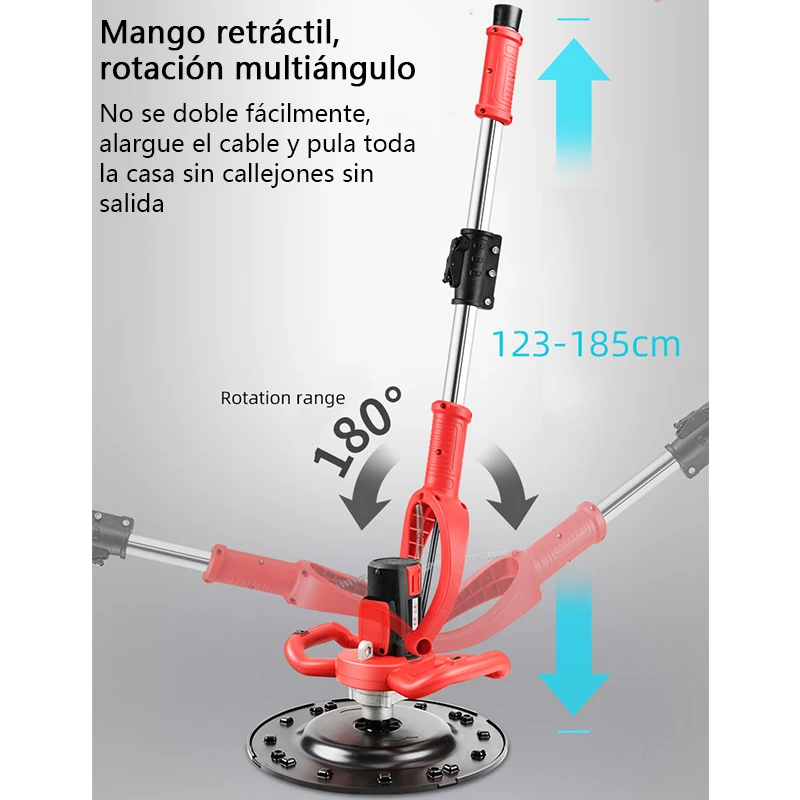 Máquina pulidora eléctrica para alisar paredes, pulidora de cemento de 220V, 2880W/4880W, paleta de mortero de cemento, máquina niveladora, mezclador de hormigón