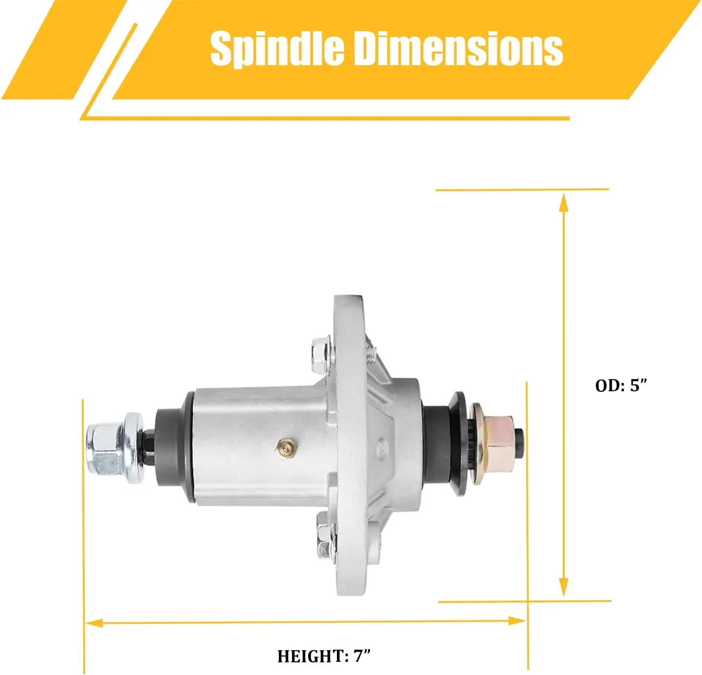 GY21098 GY20454 GY20867 GY20962 82-359 285-851 AUC15811 Spindle Assembly Compatible with John Deere D100 D140 X120-42 48\