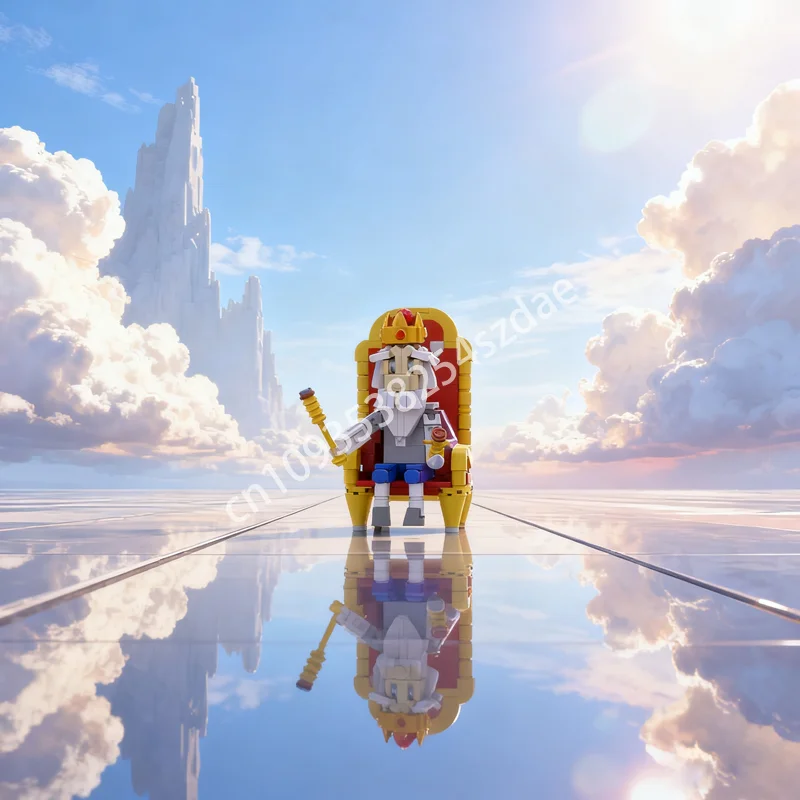 186 قطعة MOC King Creatored نموذج اللبنات البناء تجميع DIY بها بنفسك التعليم الإبداعي للأطفال هدية الكريسماس لعبة عيد ميلاد #1