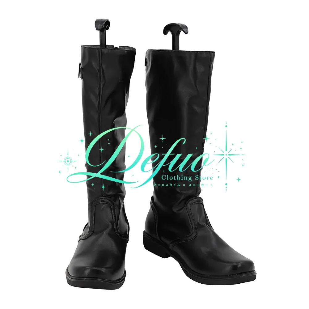 GameTIE Fighter Pilot Custom Made Cosplay Boots Black Shoes Halloween Costume Accessories Props Made