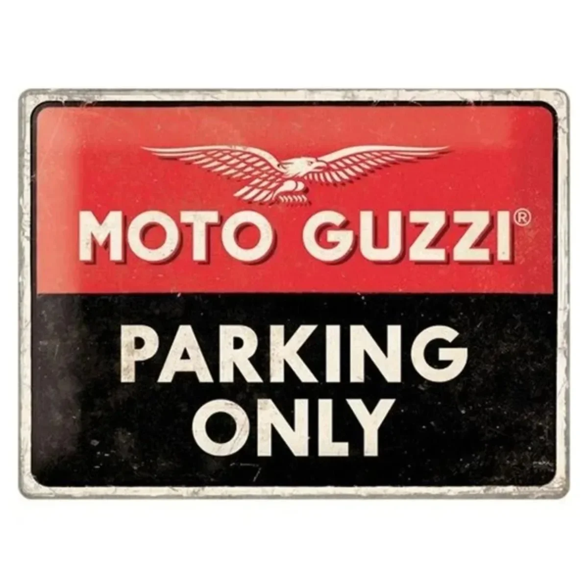 

Moto Guzzi Parking Only Tin Sign Metal Tin Sign Cheap Tin Metal Signs Bar Poster 3d Wall Sticker Personalized Metal