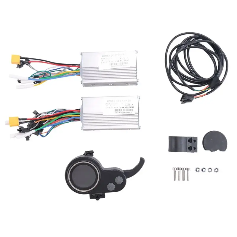 

A64P-JP Brushless Motor Controller With LCD Display Panel For Electric Bike Scooter Stall Speed Controller