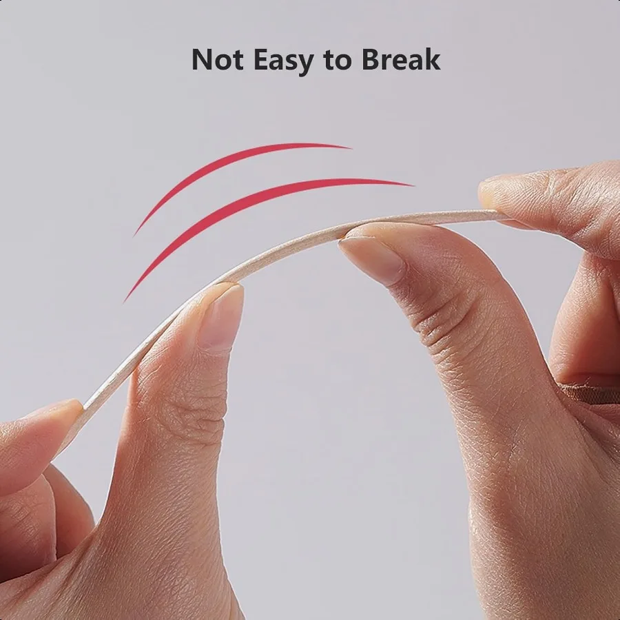 800PCS Pointed Cotton Swabs4 inch Microblading Cotton Swab with Wooden Sticks for Makeup Tattoo Permanent plies and Cleaning 8P