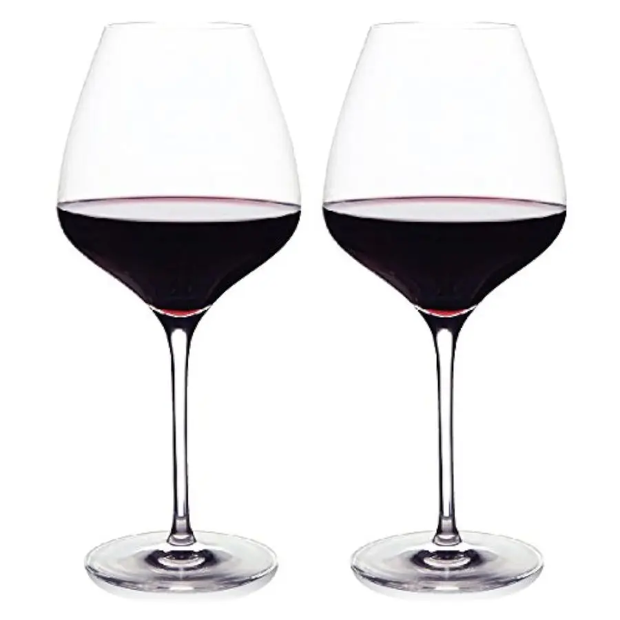 

Wine Glass Perfectly Designed Shaped Red Wine Glasses For All Types of Red Wine By Master Sommelier Andrea Robinson, Premium Set