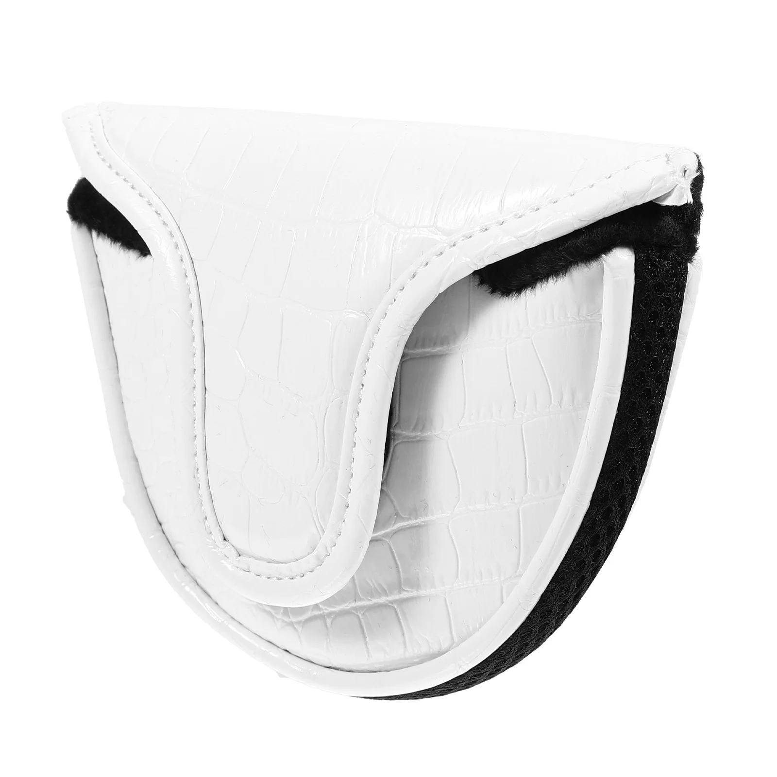 

Golf Putter Head Cover Universal Club Putter Sleeve Semi-Circular Pu Protection For Mallet Putters Durable Storage