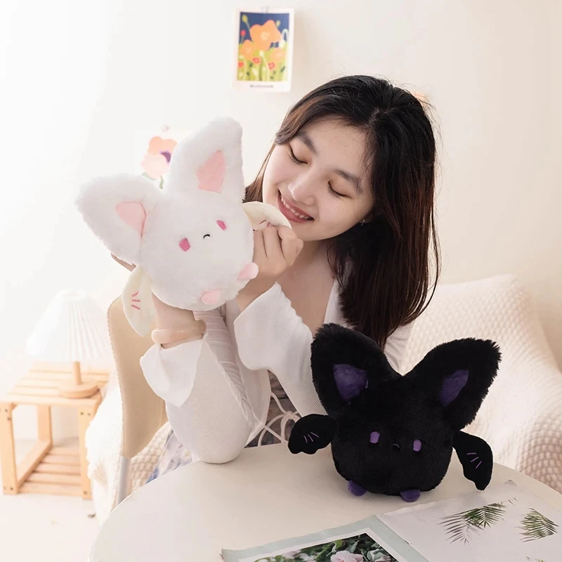 20cm Kawaii Plump Bats Plush Toys Stuffed Animal Soft Doll Sofa Pillow Cute Beauty and Fashion Gifts for Elementary Student Baby