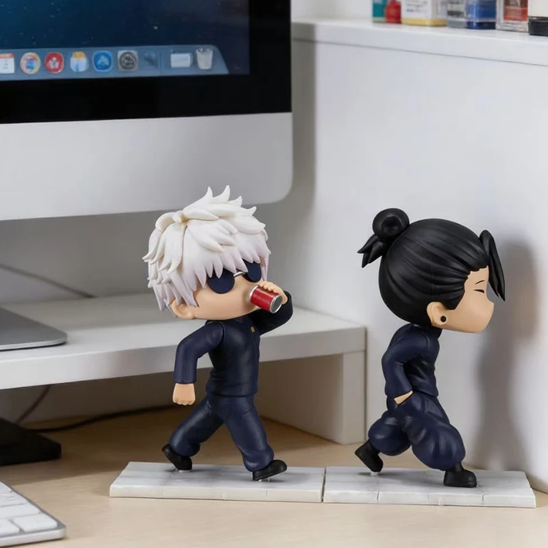 

Японские аниме-фигурки, мини-версия, PVC, GK, Jujutsu Kaisen, фигурка Сатору Годжо, статуэтка Гето Сугуру, коллекционная модель, подарок, игрушки