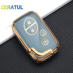 3/4 Buttons TPU Car Remote Key Case Cover for Lexus IS250 IS300C RX270 CT200H GX400 GX460 ES240 ES350 LS460 GS300 450h 460h