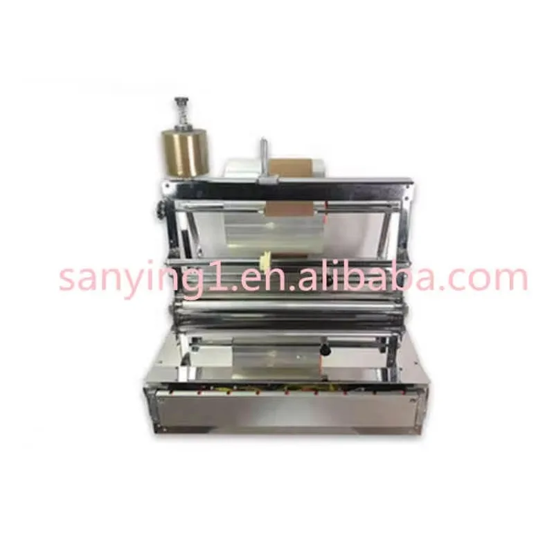 High Quality Semi-Automatic Perfume Box Cellophane Box Heat Film Wrapping Machine Film Ironing Machine