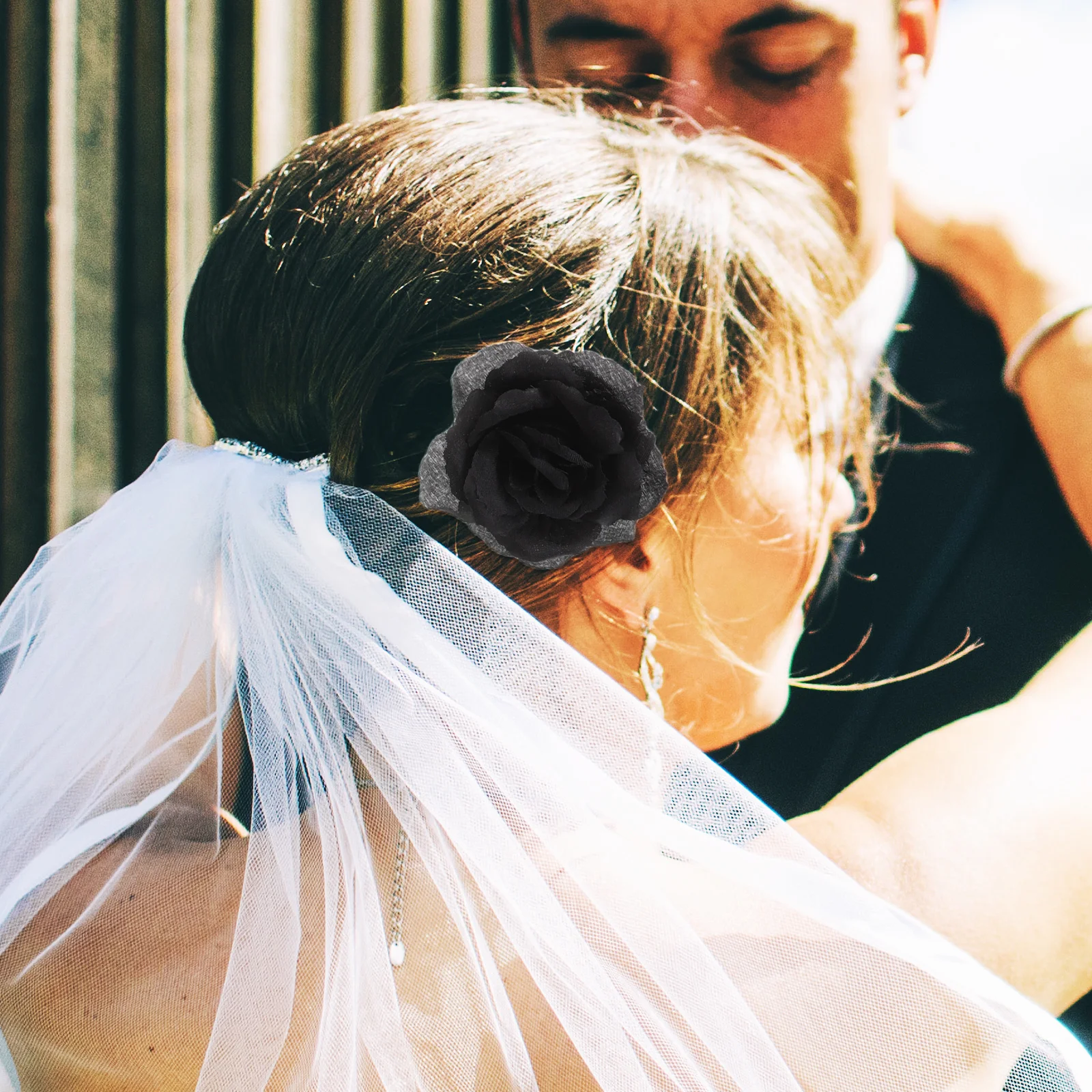 

21Pcs Rose Hairpins Artificial Flower Hair Clips Bridal Wedding Party Hair Accessories Plastic Flower Hairpins