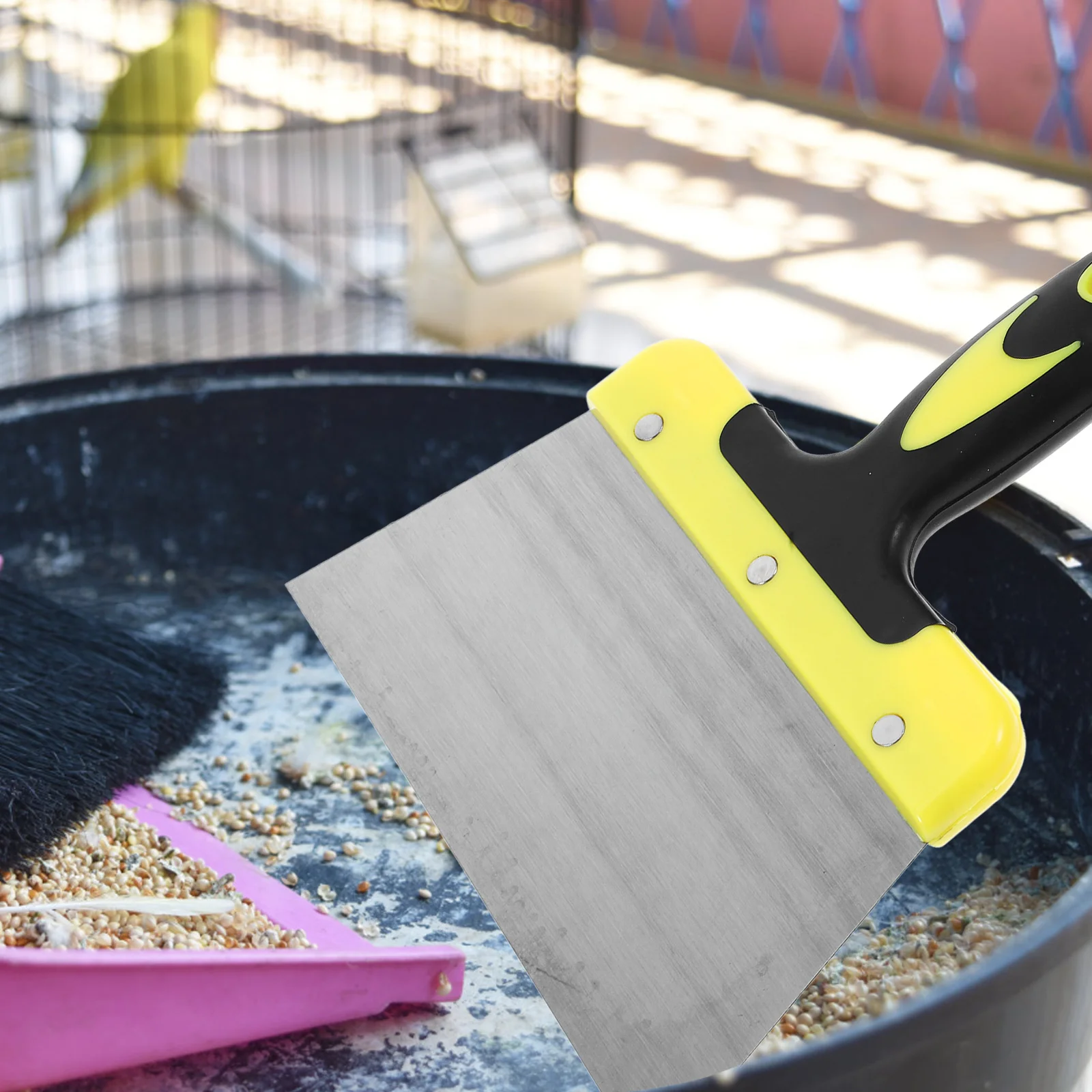 Guano Cleaning Scraper Bird Dropping Cage Birdcage Droppings ScraperFor Stainless Steel Birds Parrot Travel Window Squeegee