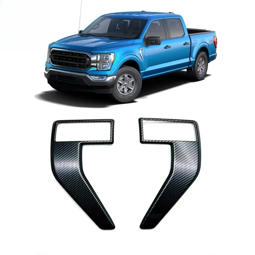 

Car Leaf Board Front Air Vent Fender Decoration Cover for Ford F150 2021 2022 2023 2024 Up Exterior Accessories
