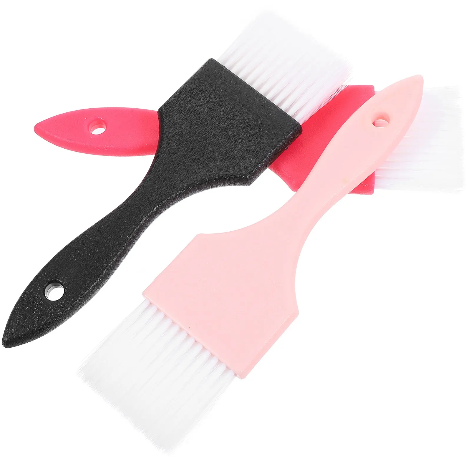 3Pcs Anti-Slip Matte Finish Hair Coloring Brush Ergonomic Handle for Precise Dye Distribution Hair Treatment Salon Hairdressing
