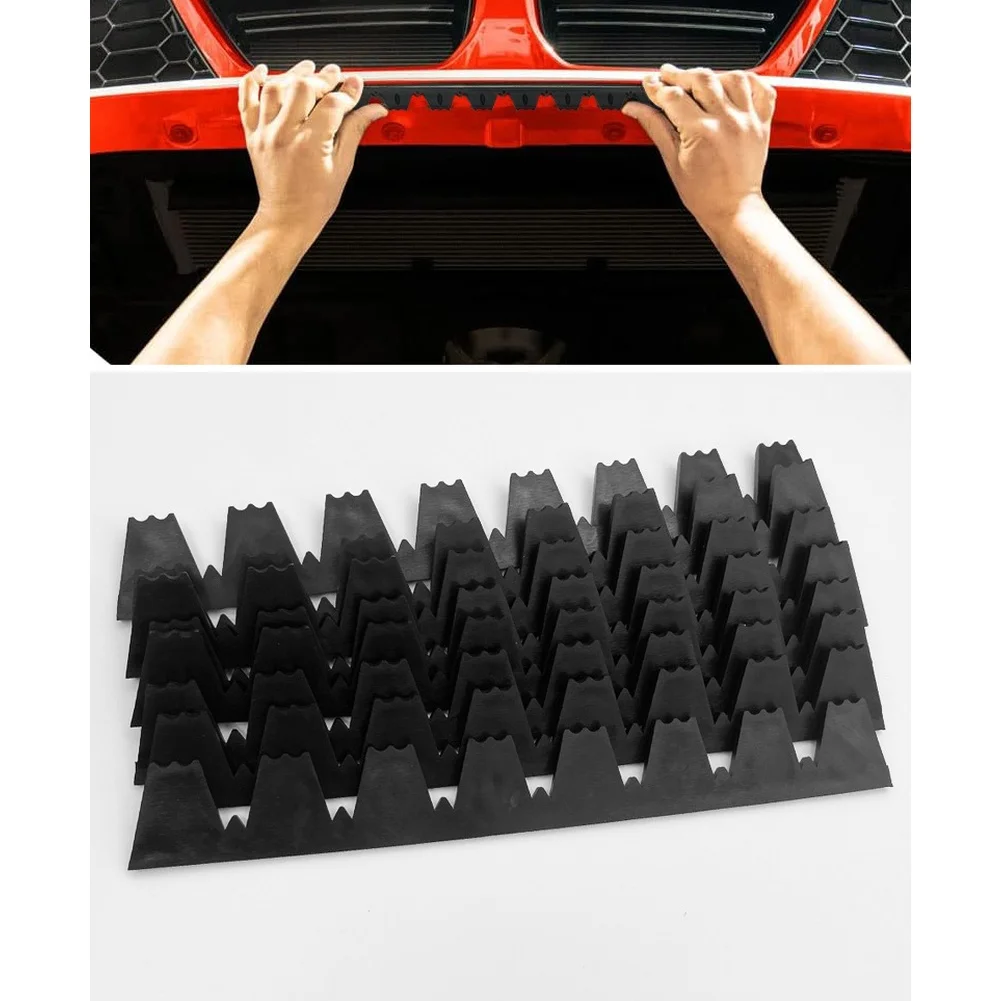 

Car Bumper Skid Plate Strip with Toothed Design and Strong Backing for Multi Position Anti Collision Protection