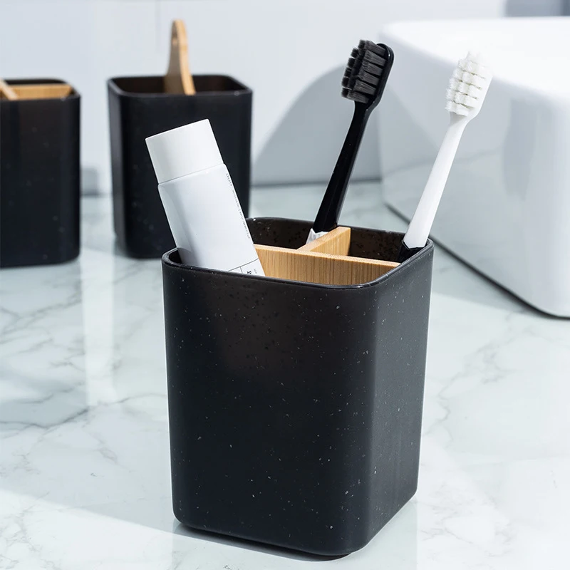 Desktop Storage Box Electric Toothbrush Holder Shaver Makeup Brush Storage Box Toothpaste Toothbrush Holder Bathroom Accessories