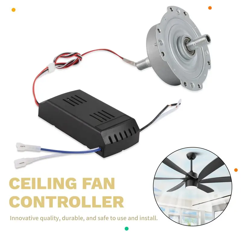 [EYEL!NEW!】 Replacement Remote Control Kit For Universal Ceiling Fans DC24V 30W 6-Speed Timing Function Includes 7508 Motor