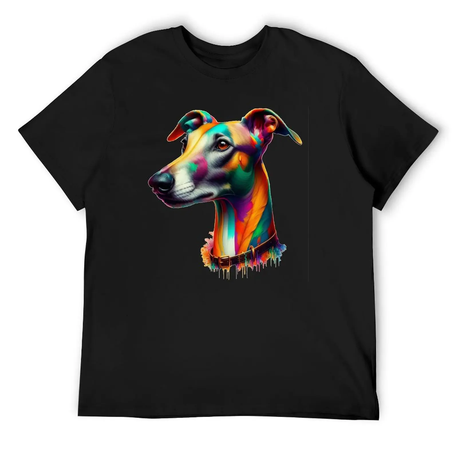 

Brightly coloured Galgo Espaol - simply beautiful T-Shirt new edition shirts graphic tees fashion shirts mens designer t shirt
